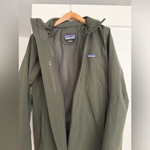 Patagonia Men’s Quandary Hooded Jacket Size Small Dark Green/Olive